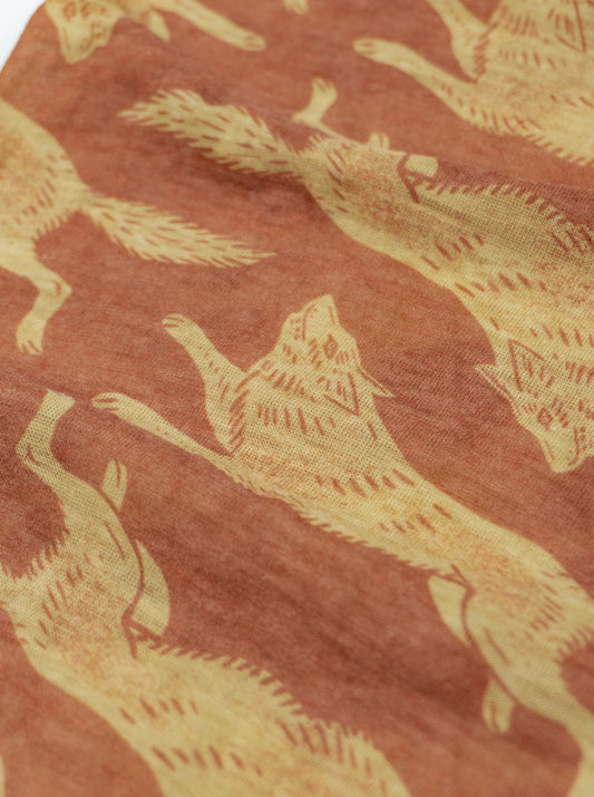 Merino Wolfpack Snood - Rust