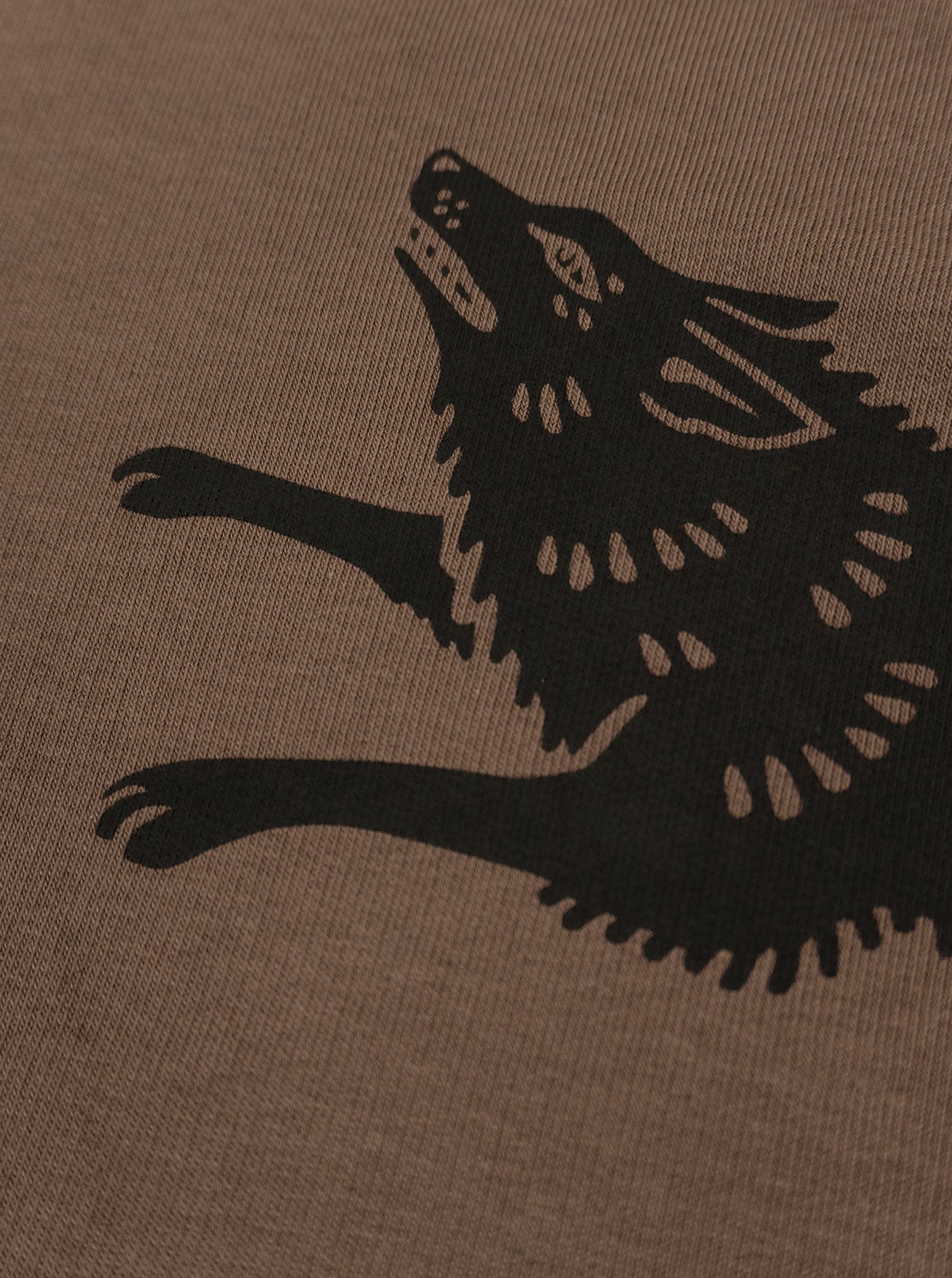 Unisex Classic Crew - Logo Ash Brown