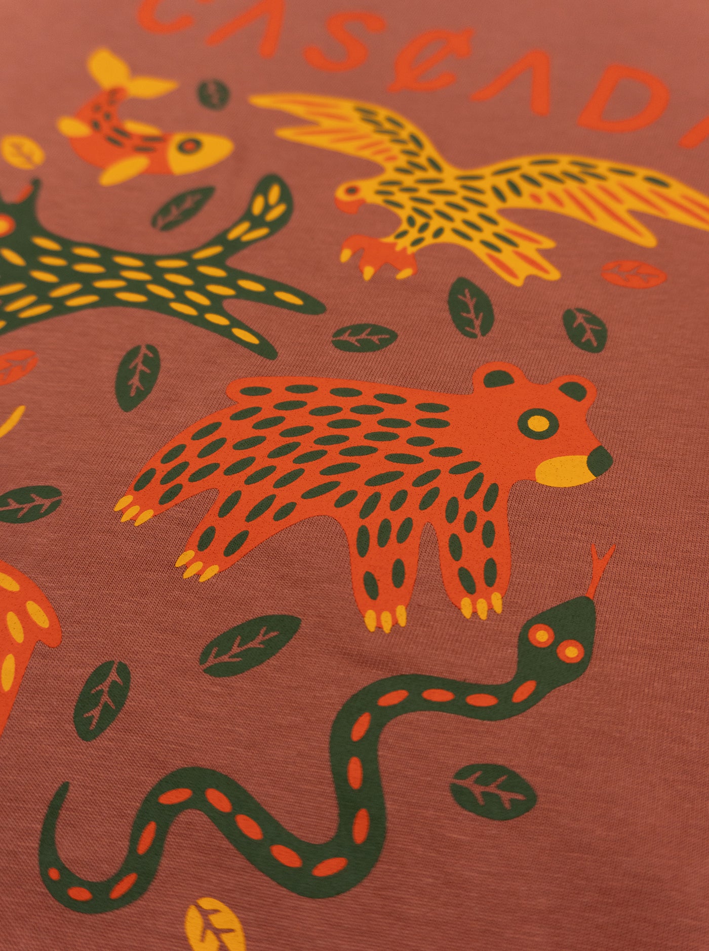 Youth Cotton T-Shirt - Burnt Sienna