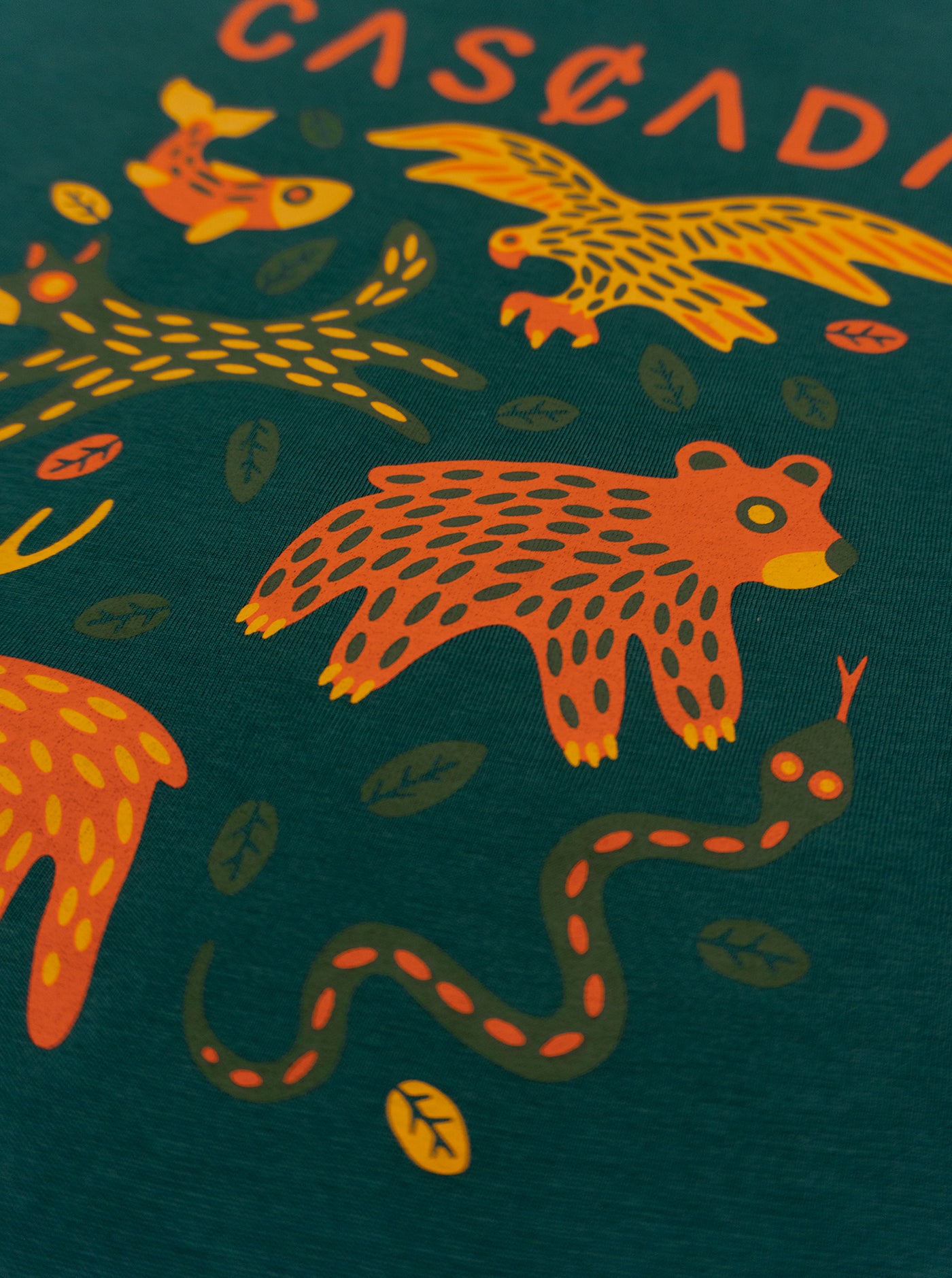 Youth Cotton T-Shirt - Forest Green