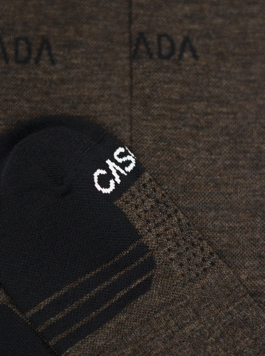 Merino Cross Socks Regular - Brown