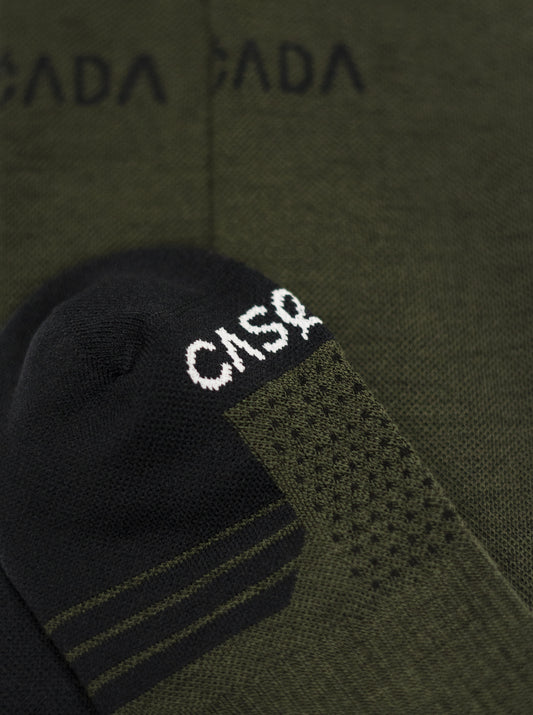Merino Cross Socks Regular - Olive