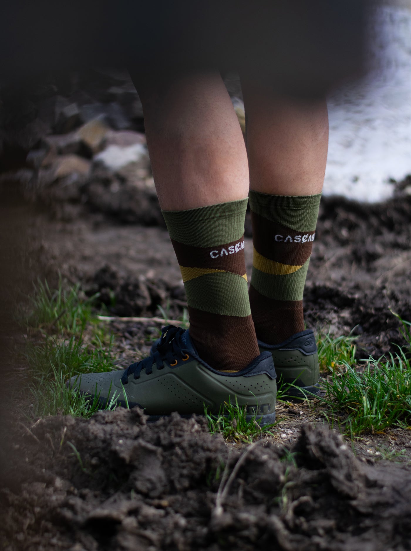 Cross Socks - Farlands Brown