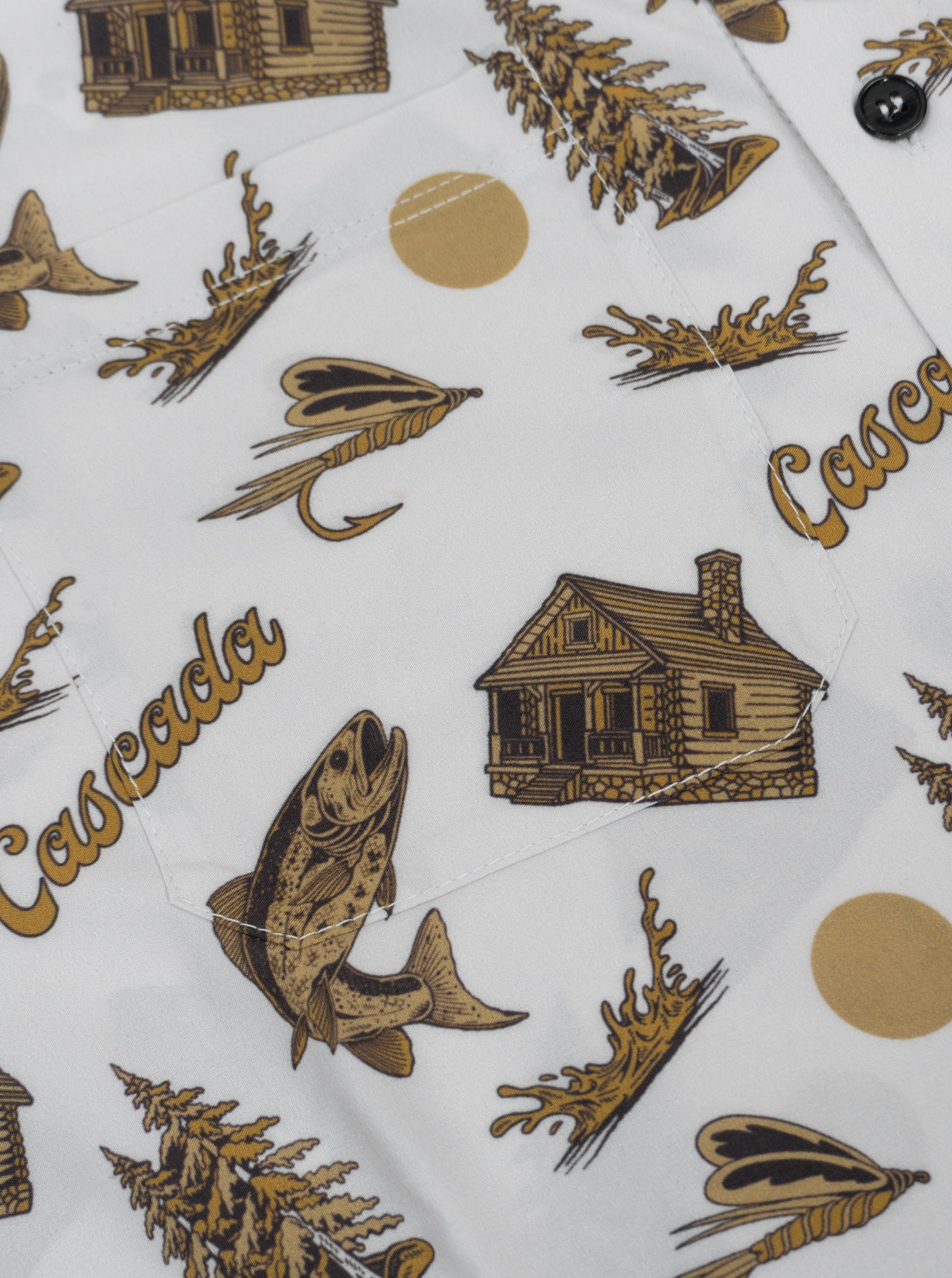 Howling Button Up Shirt - Cabin Creek