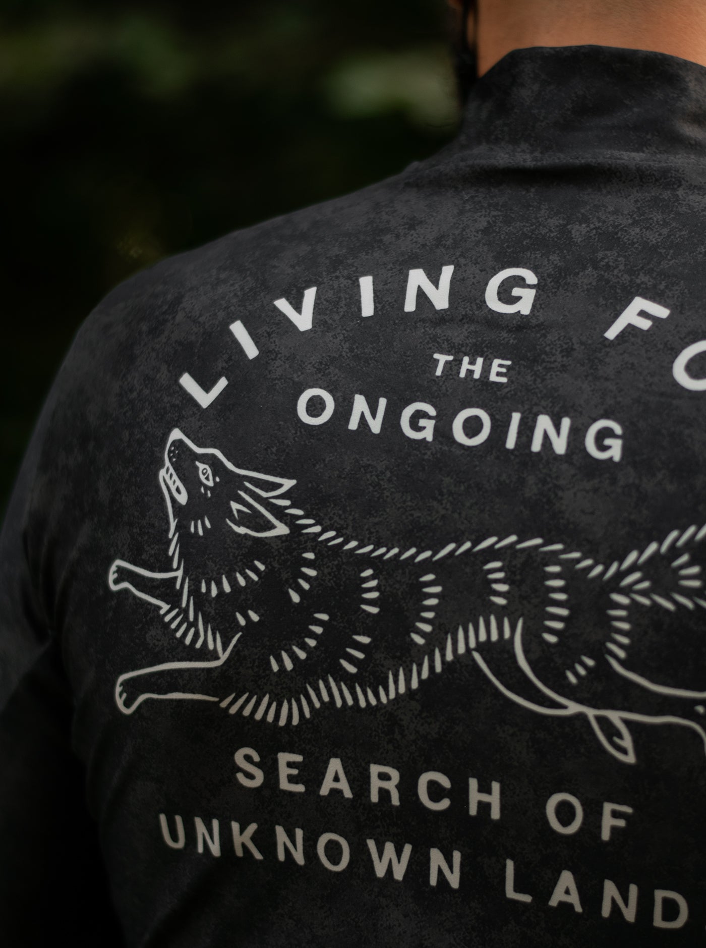 Cycling Long Sleeve Jersey - Haze Black