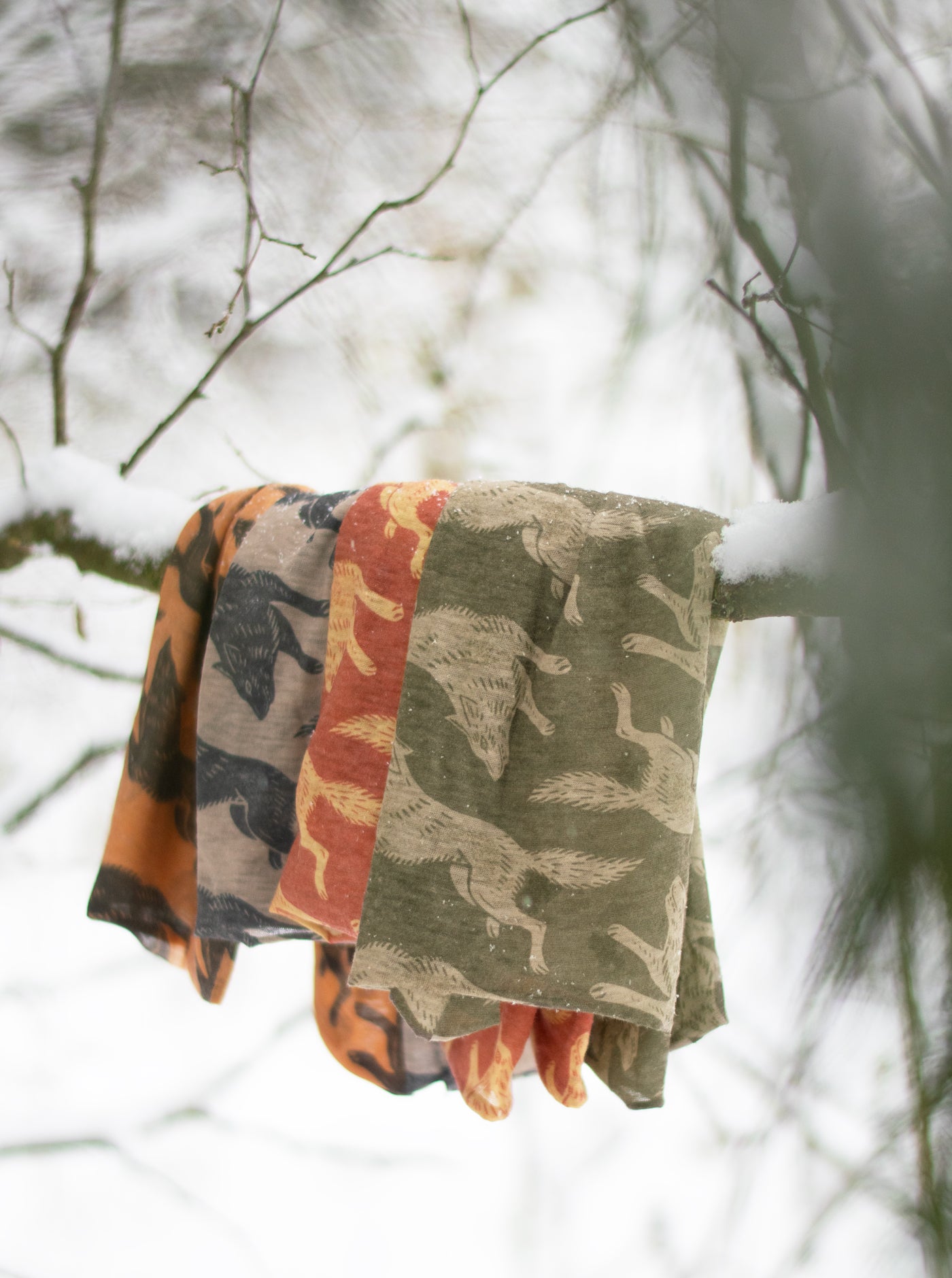 Merino Wolfpack Snood - Rust