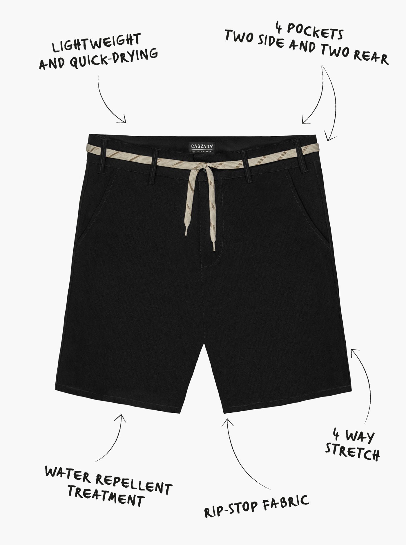 Lakewood Adventure Shorts II - Black