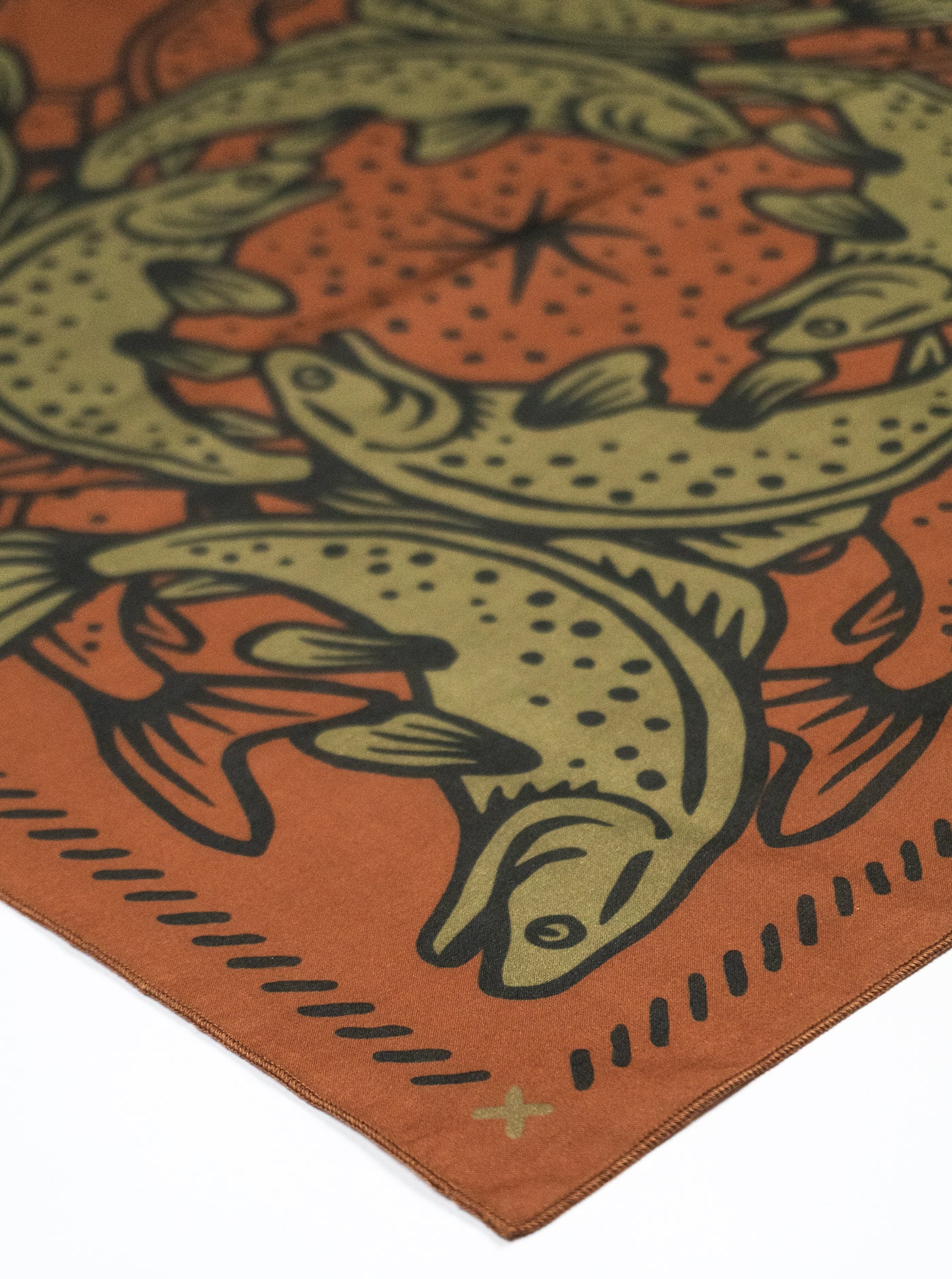 Bandana - Loyal To The Waters - Brick/Olive