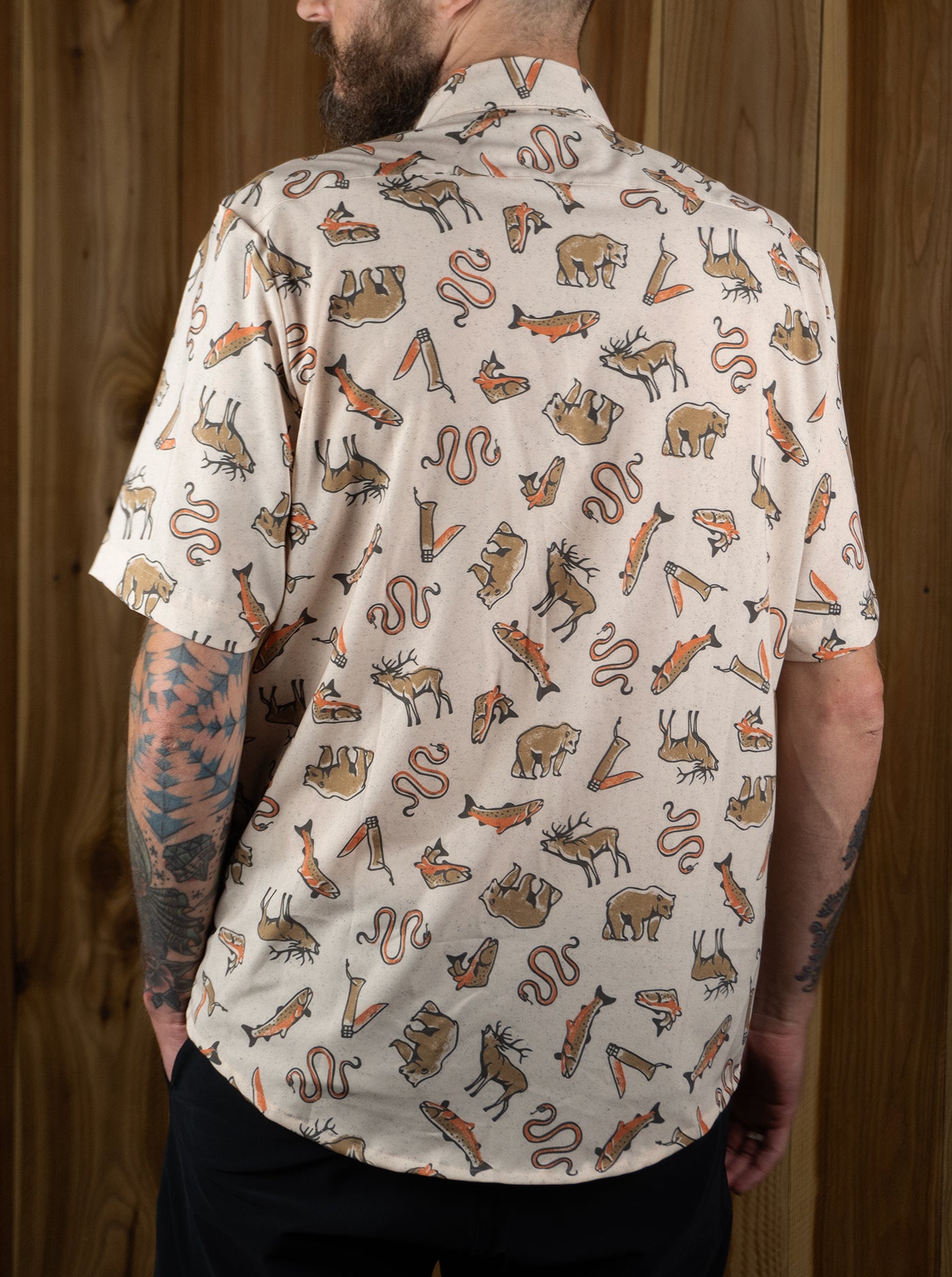 Howling Button Up Shirt - Wild Wander - Cream