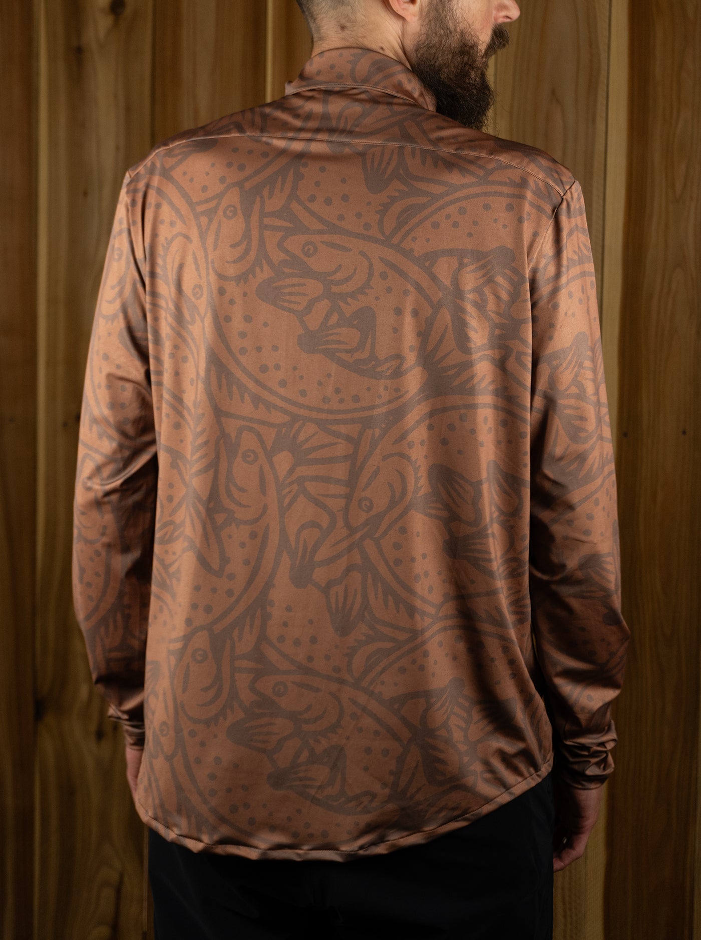 Yonder Long Sleeve Shirt - Loyal To The Waters - Rust