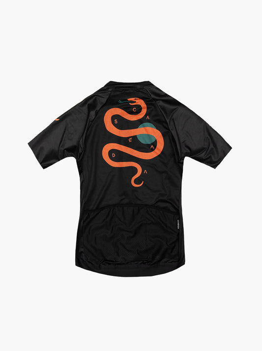 Women's Cycling Jersey - Snakebite - Acid Black