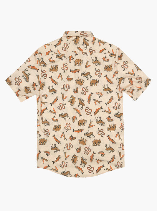 Howling Button Up Shirt - Wild Wander - Cream