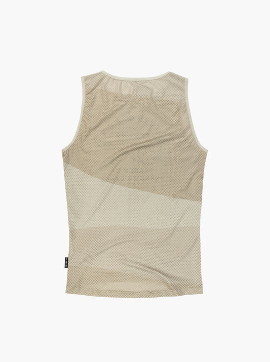 Mesh Base Layer Sleeveless - Signature Sand