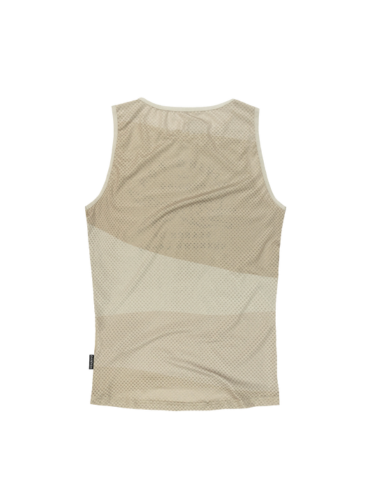 Mesh Base Layer Sleeveless - Signature Sand