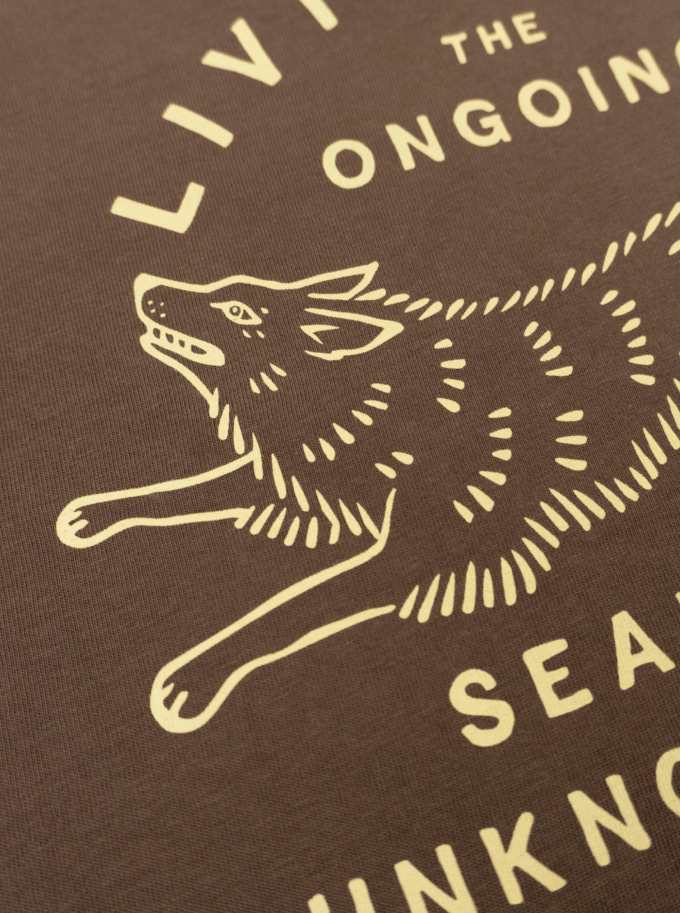 Cotton Unisex T-Shirt - Classic Logo - Dark Brown
