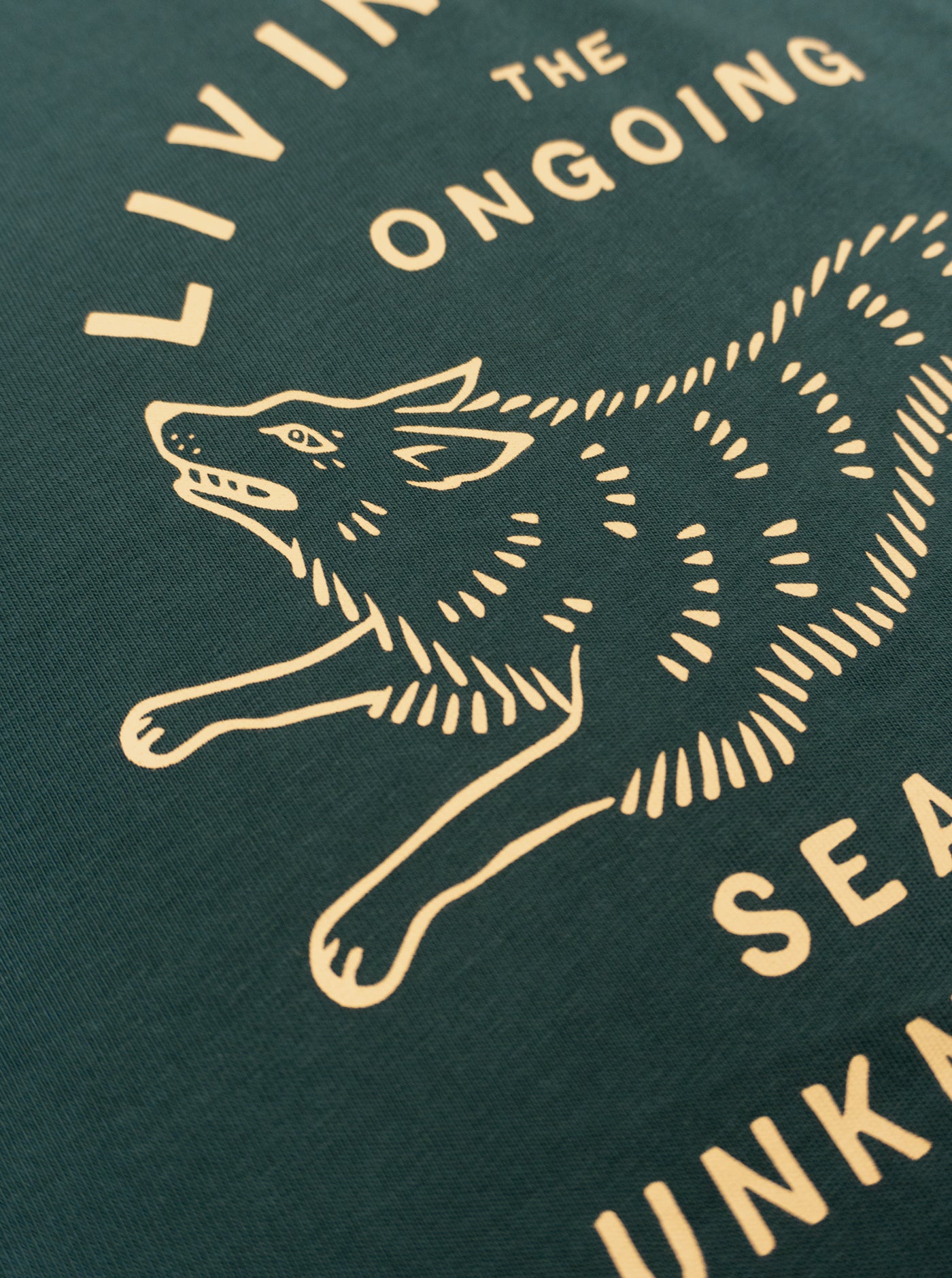 Cotton Unisex T-Shirt - Classic Logo - Forest Green