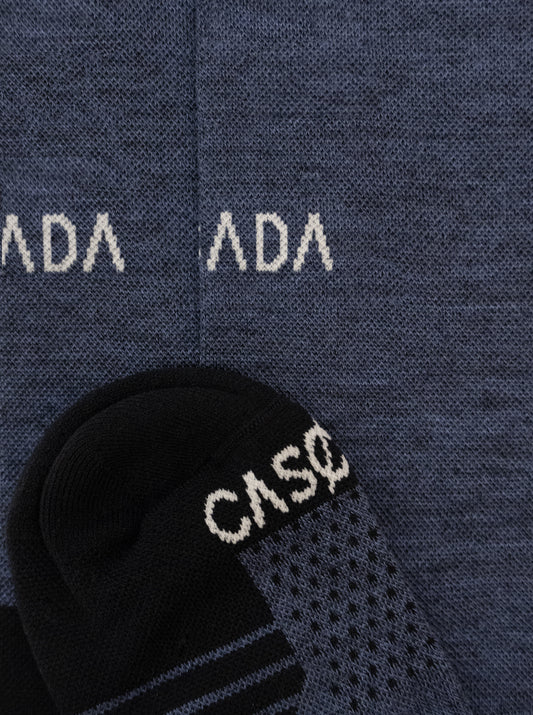 Merino Cross Socks Regular - Blue Slate