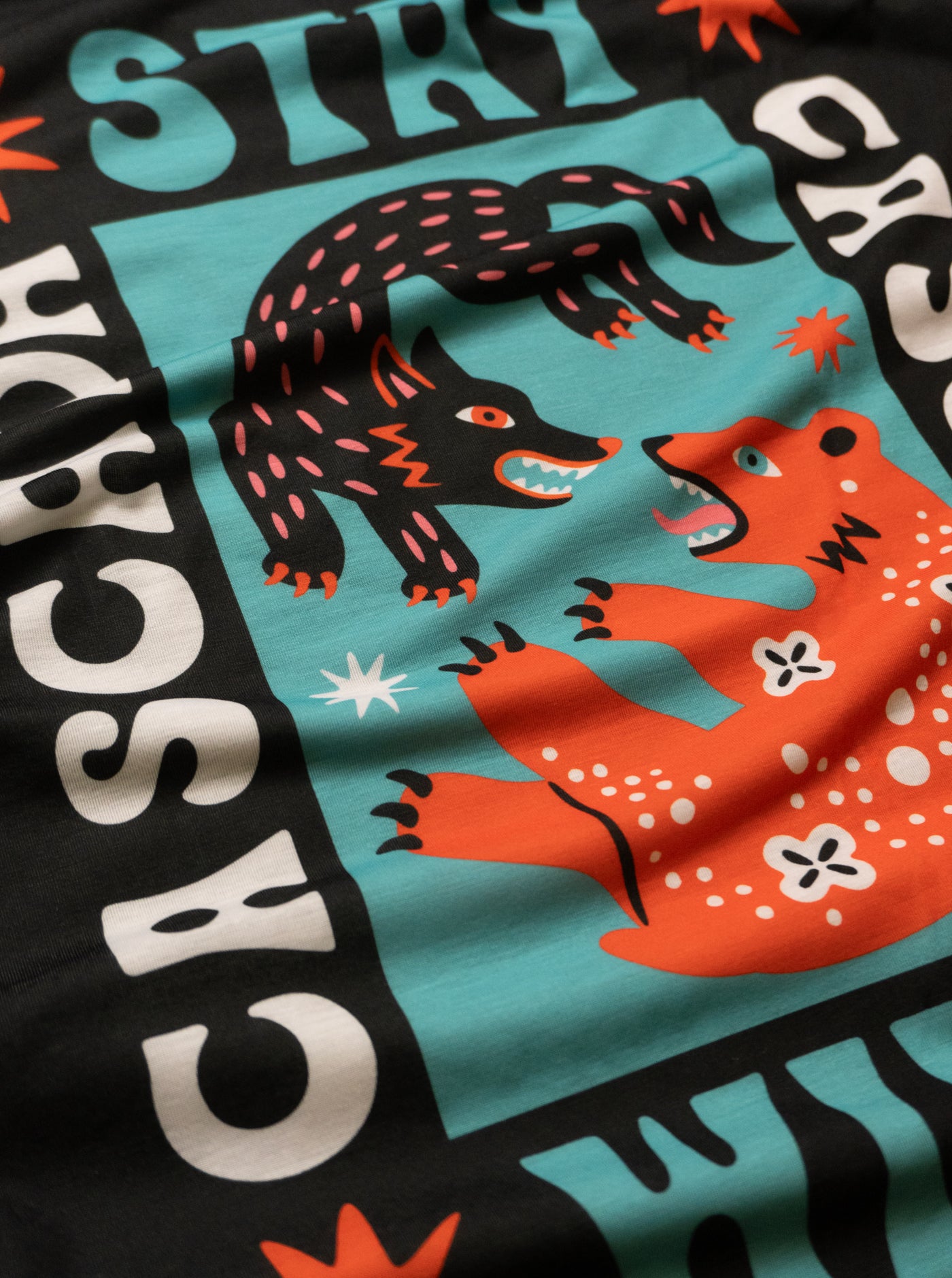 Trail T-Shirt - Stay Wild - Black