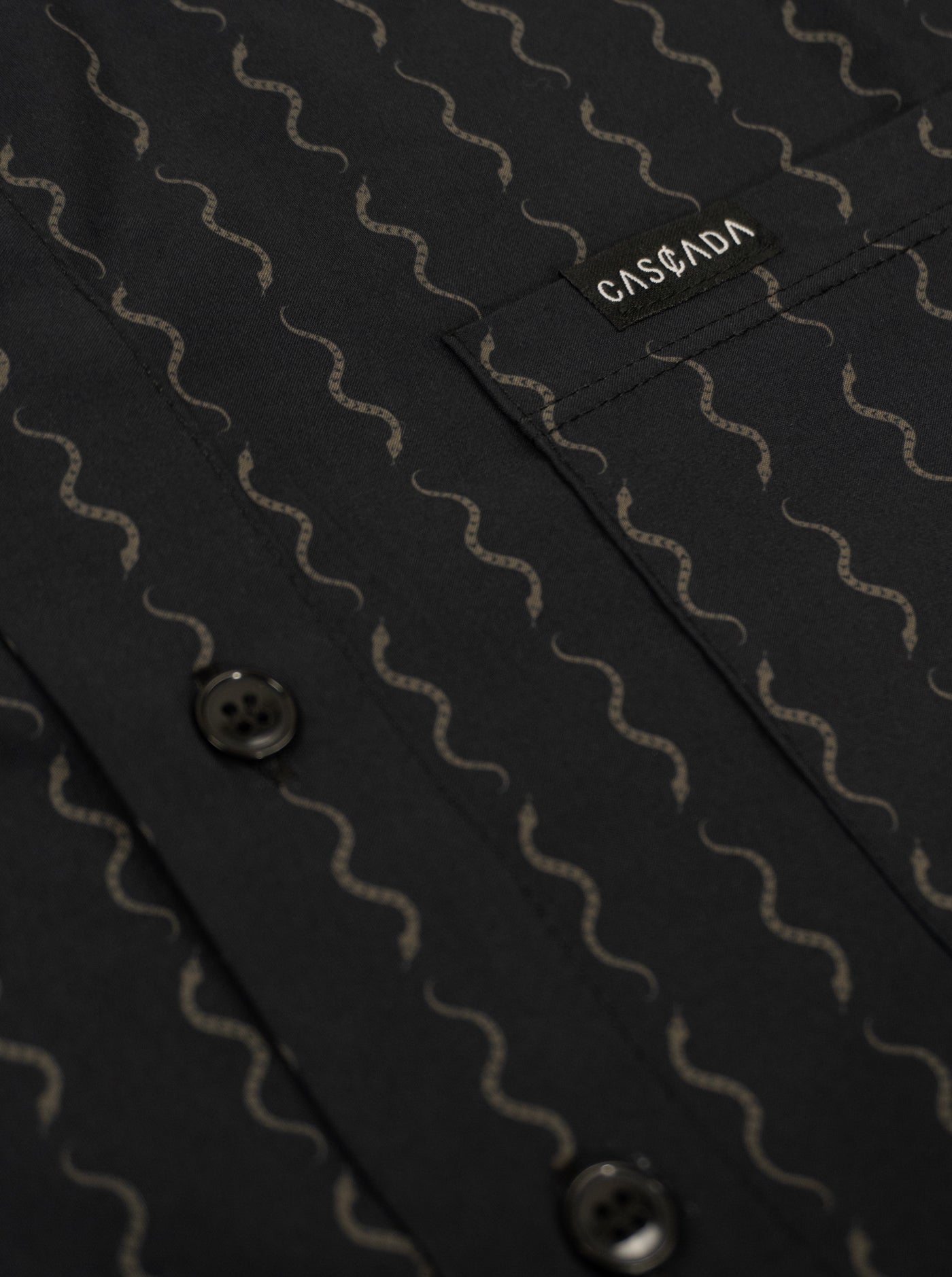 Howling Button Up Shirt - Shadow Snake