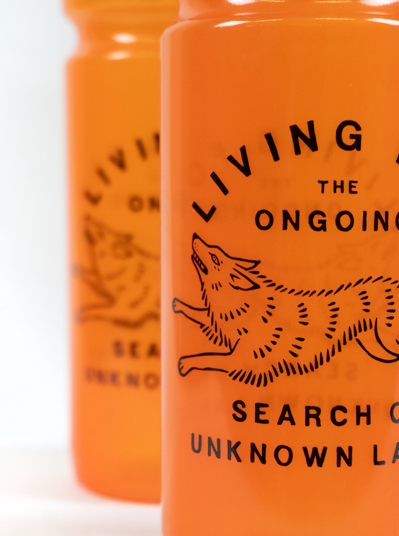 Signature Bidon - Transparent Orange