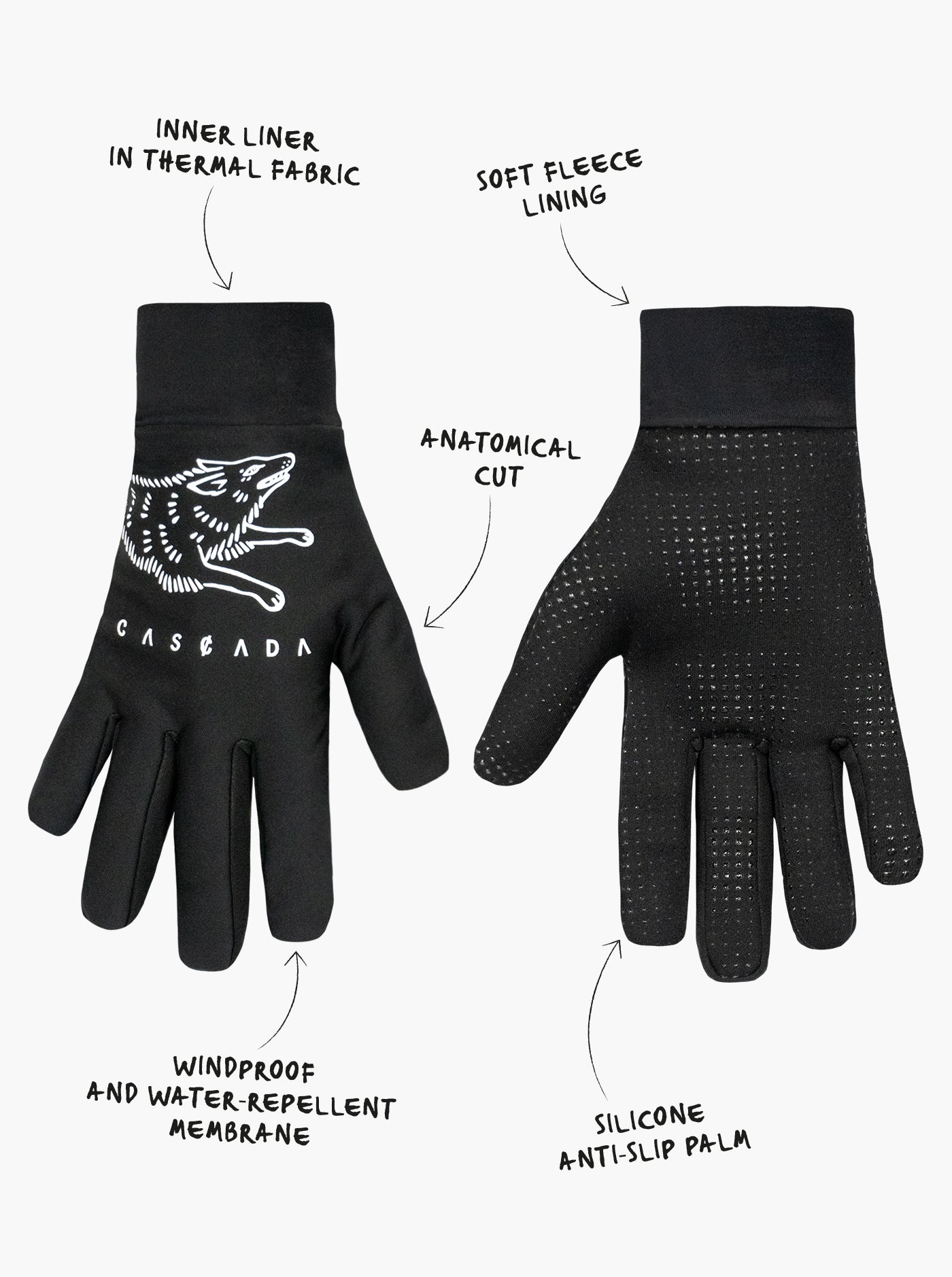 Winter Gloves - Black