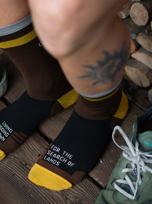 Cross Socks - Northwoods Brown