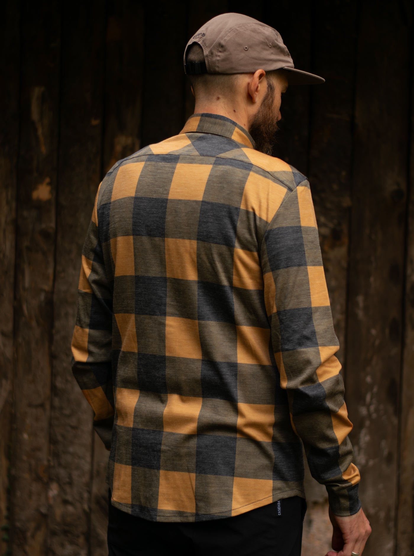 Land Outdoor Shirt - Gold Plaid