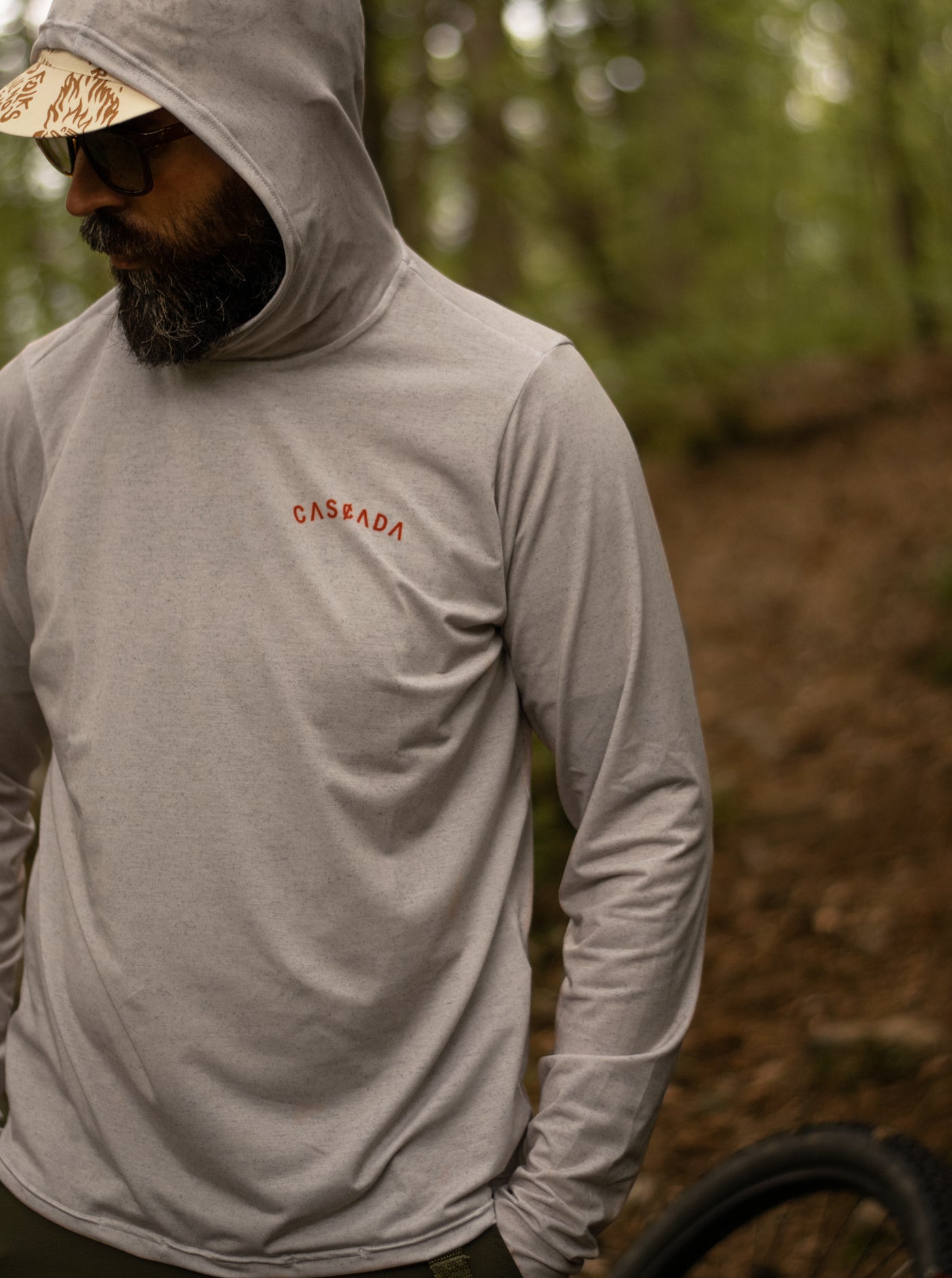 Trail T-Shirt Hoodie - Bone
