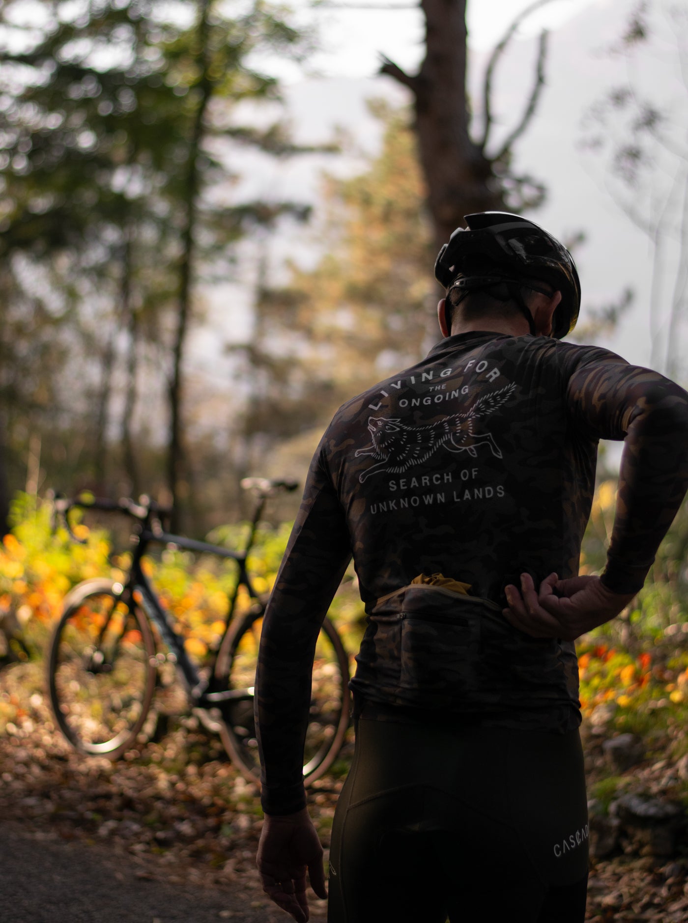 Cycling Long Sleeve Jersey - Woodland