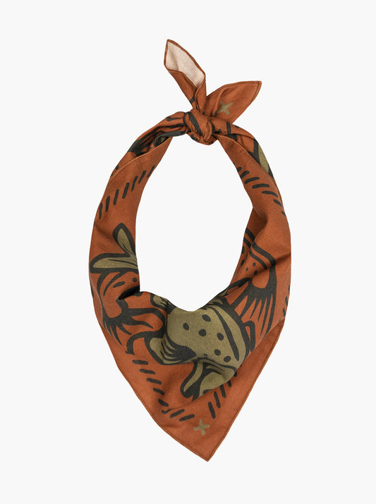 Bandana - Loyal To The Waters - Brick/Olive