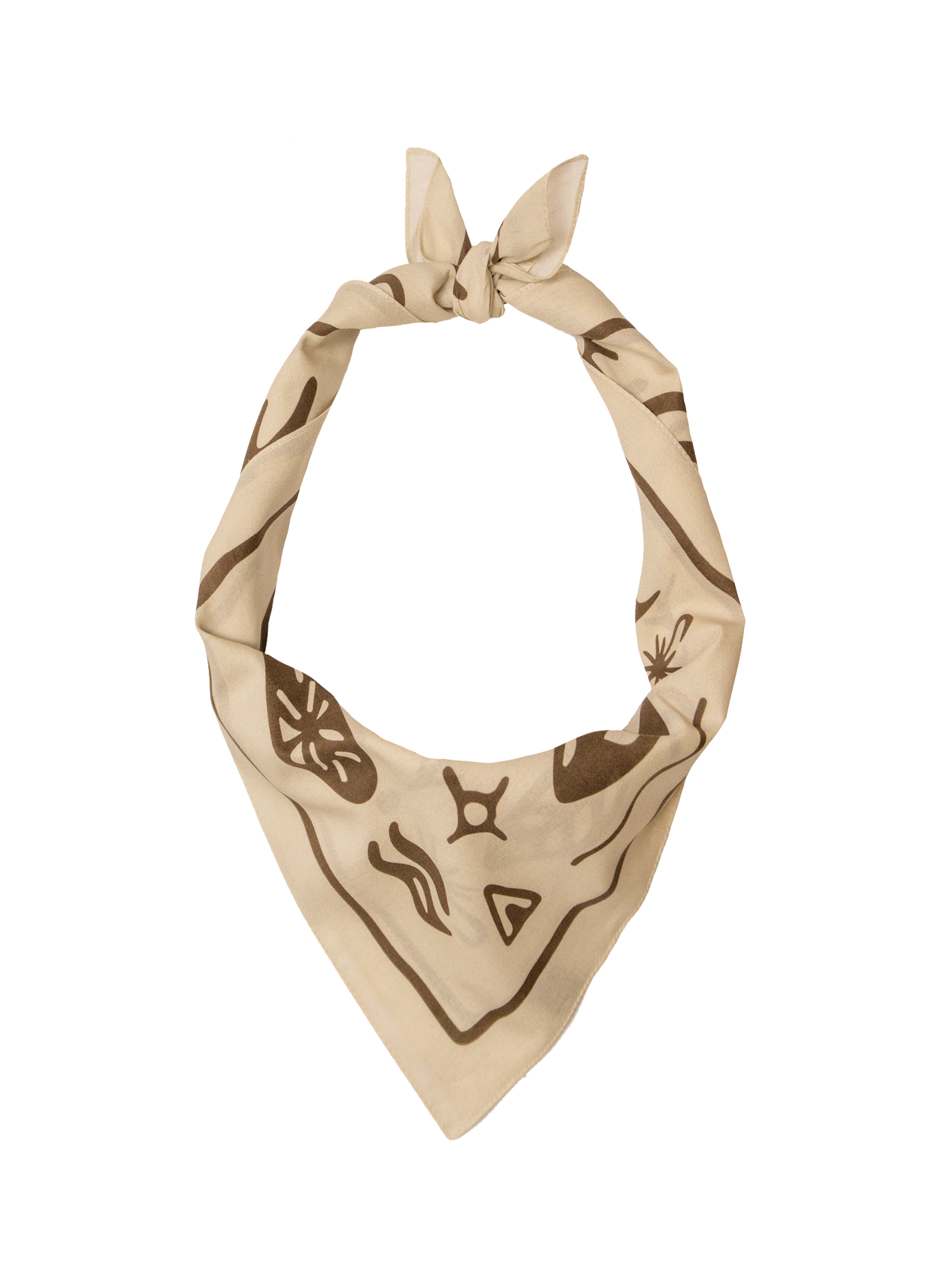 Bandana - Woodcut - Sand