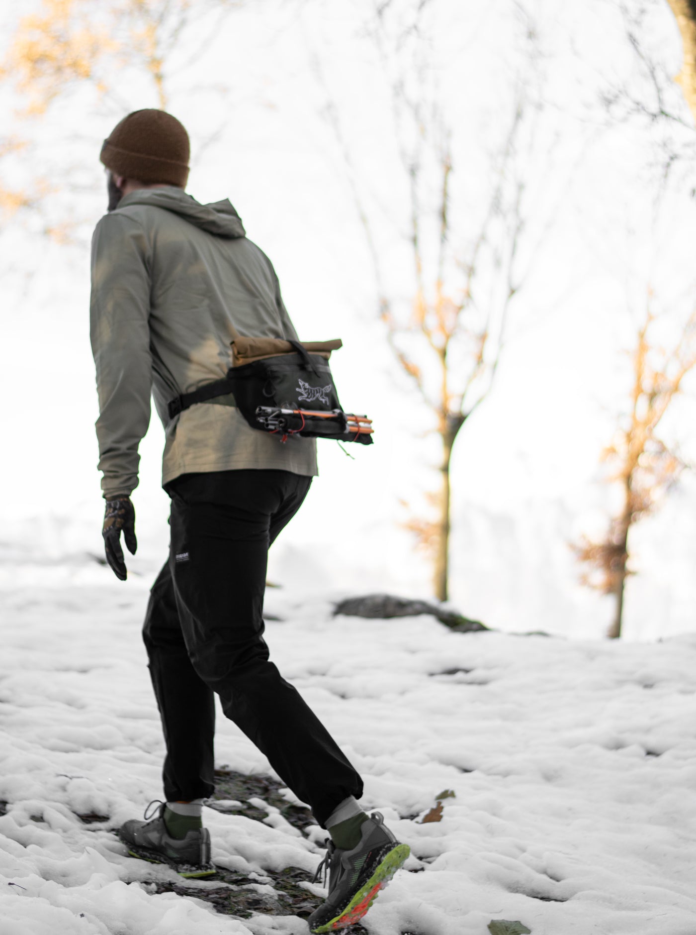 Jaunt Roll-Top Hip Pack - Olive/Coyote