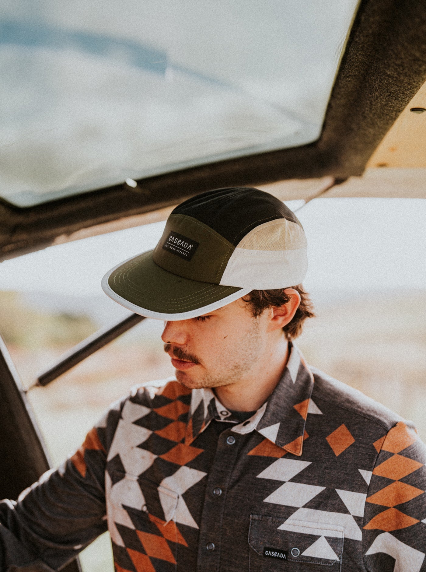 Camper Hat - Olive/Black