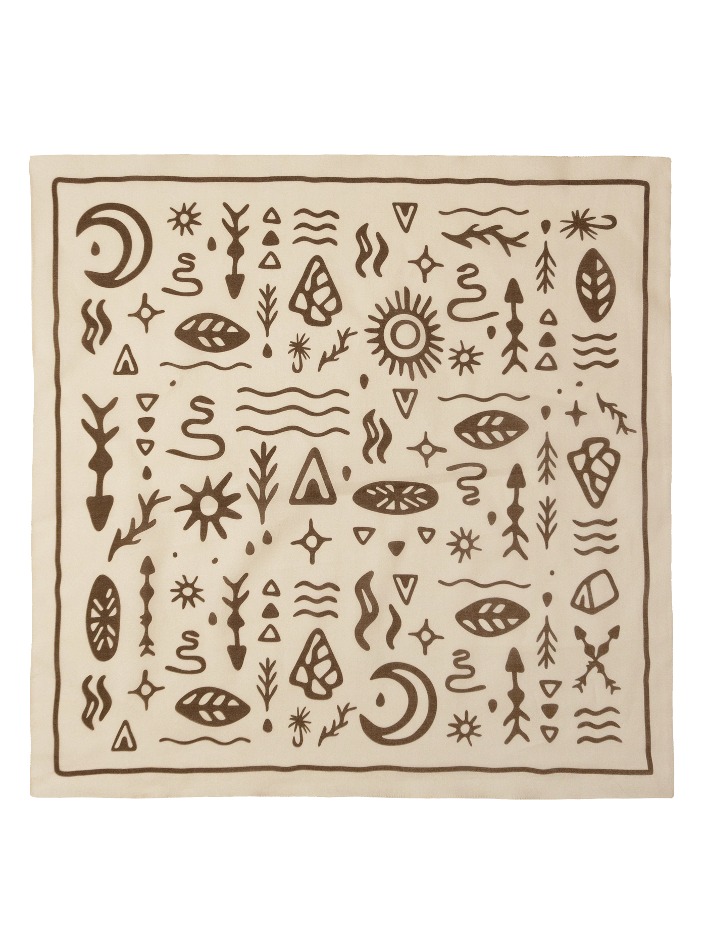 Bandana - Woodcut - Sand