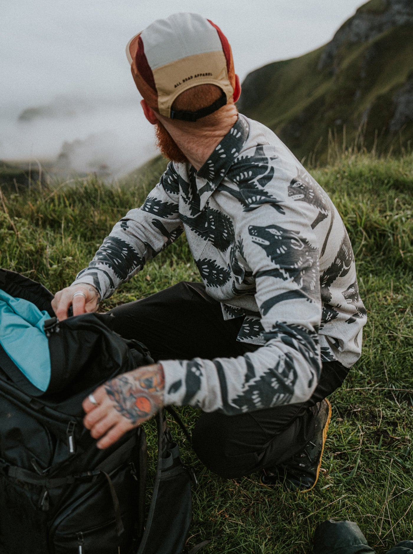 Land Outdoor Shirt - Wolfpack