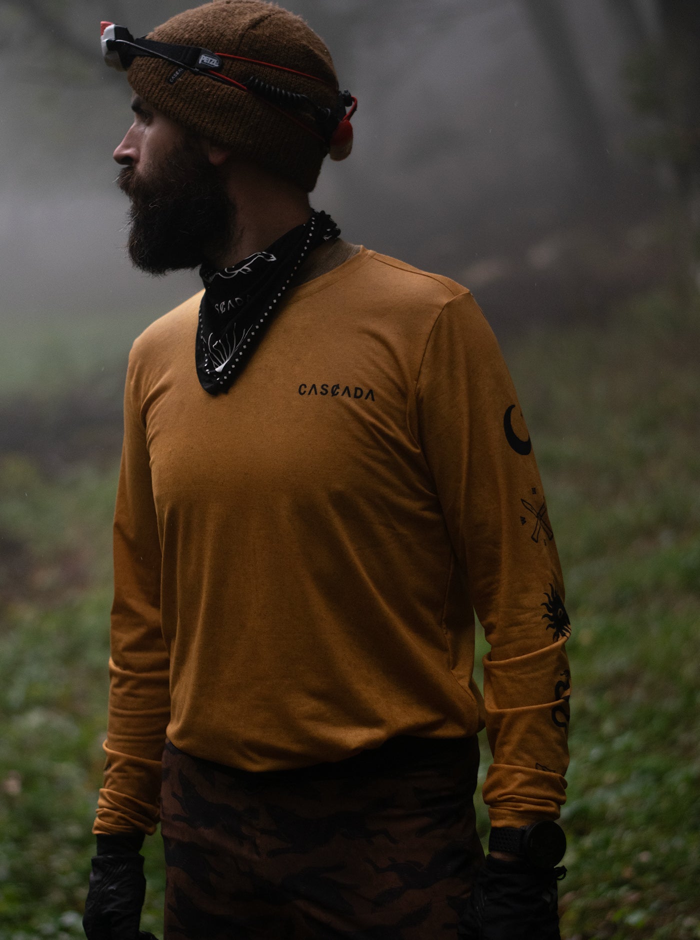 Trail Long Sleeve T-Shirt - Honey Gold