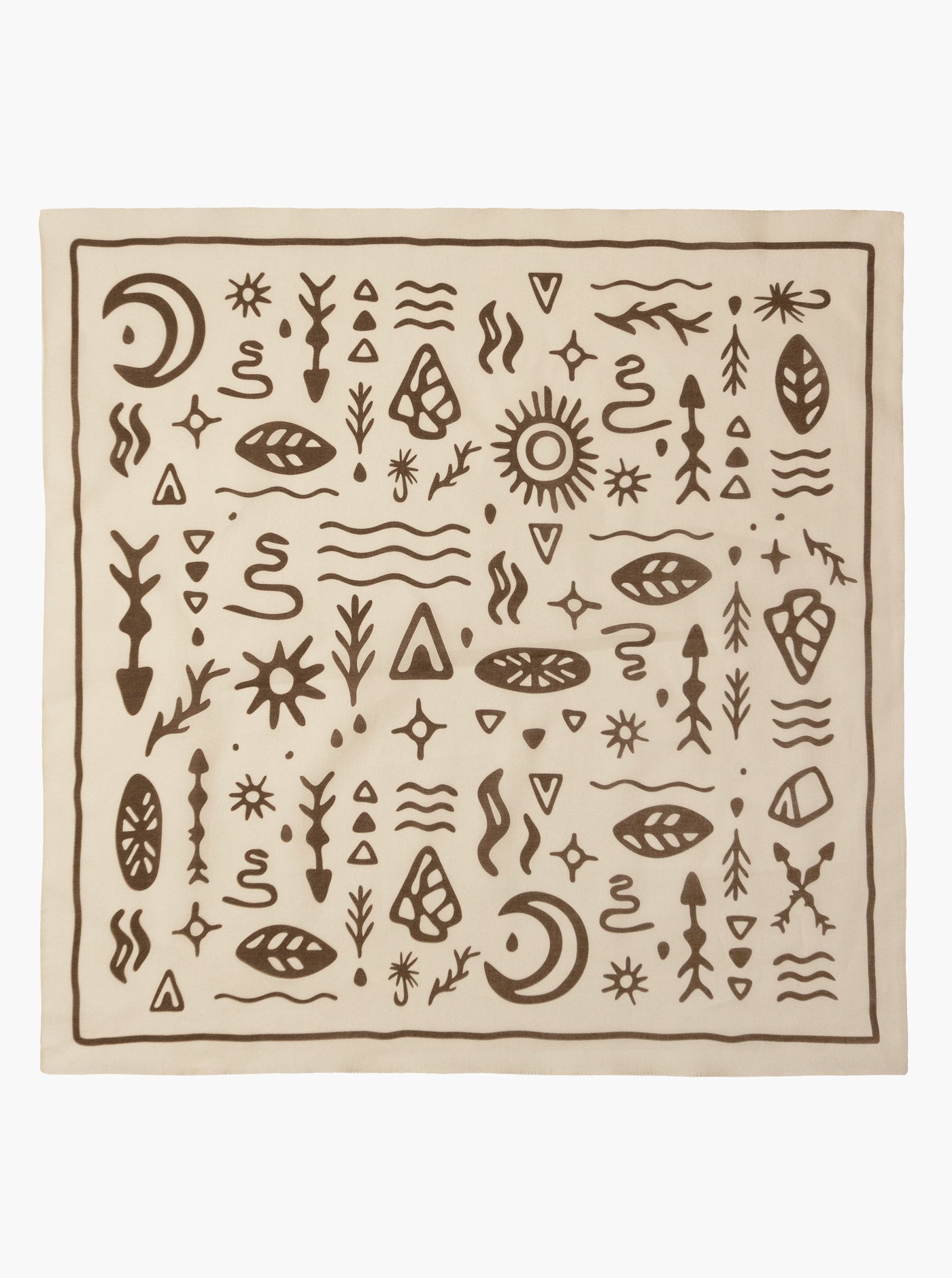 Bandana - Woodcut - Sand
