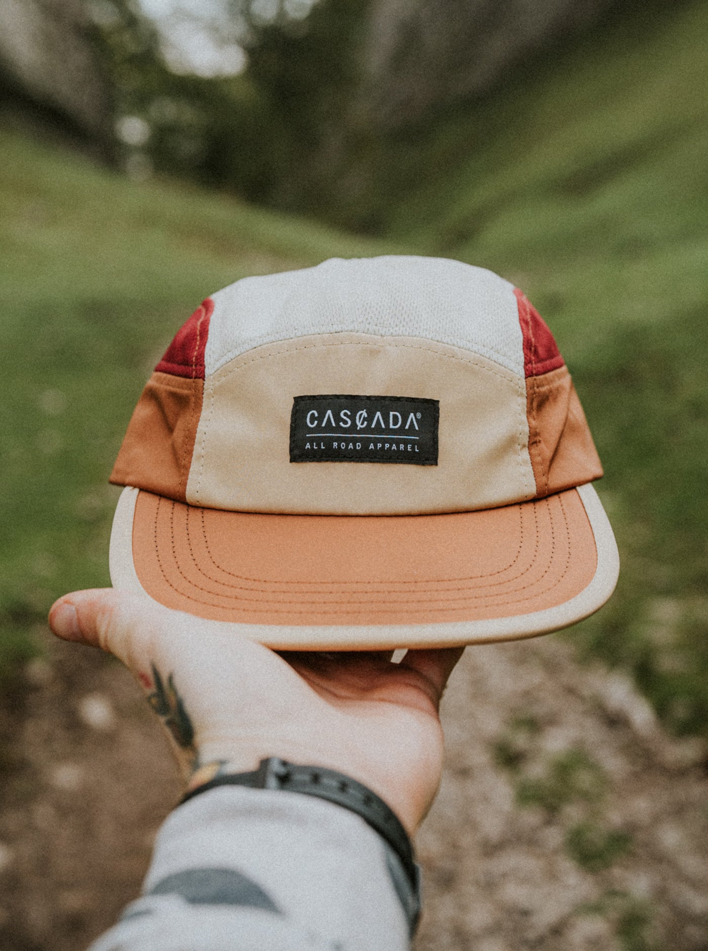 Camper Hat - Cream/Deer Brown
