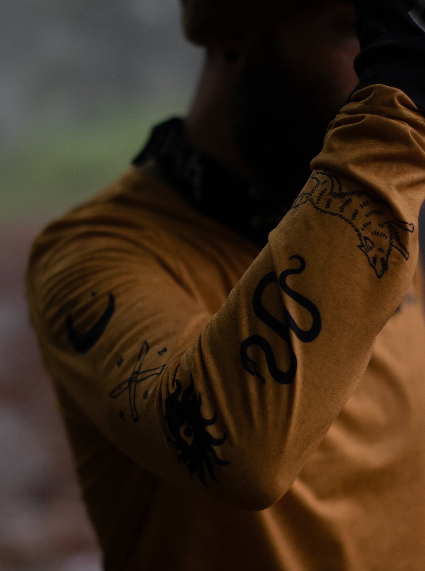 Trail Long Sleeve T-Shirt - Honey Gold