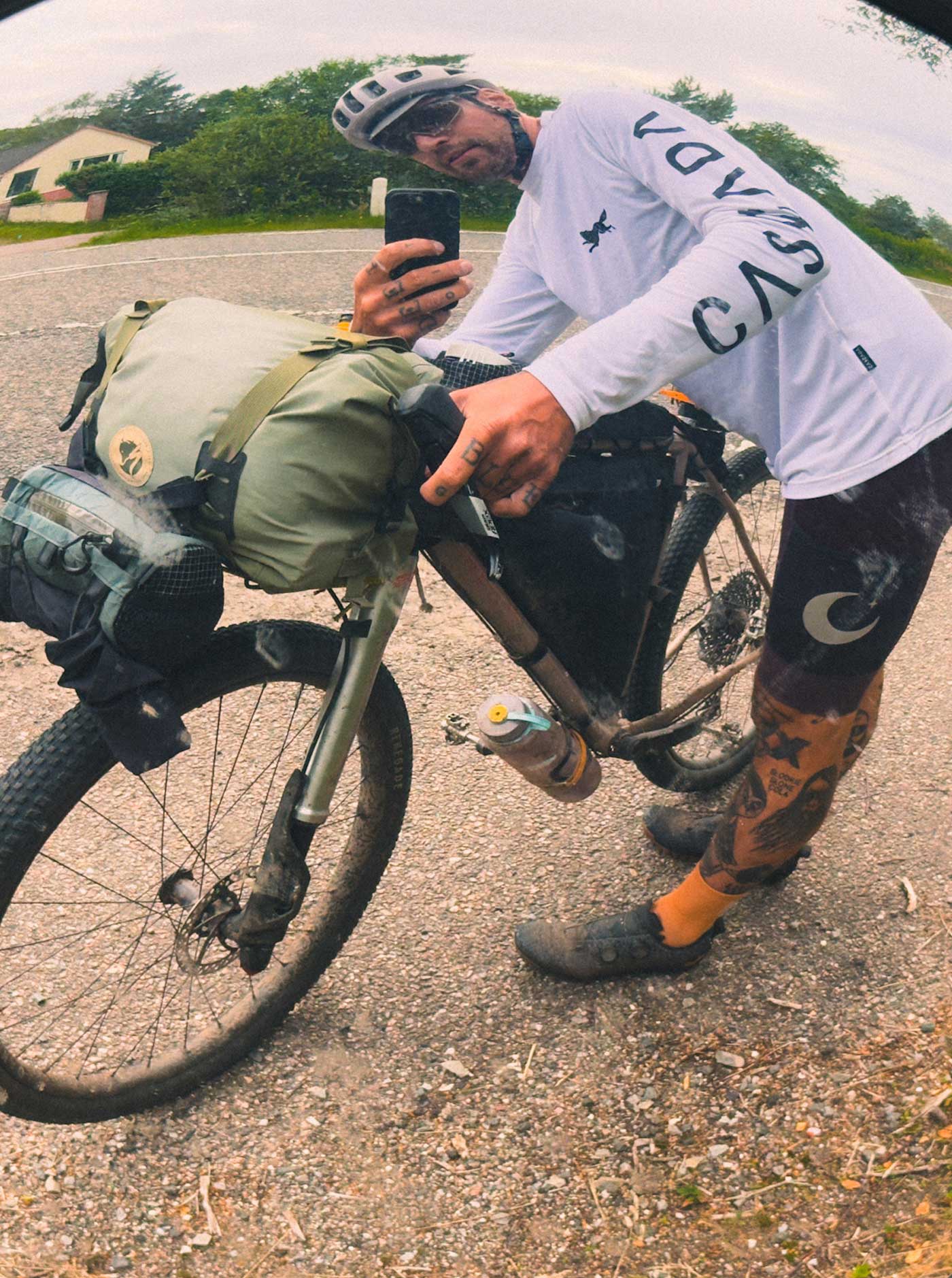 Cargo Bib Shorts - Plum