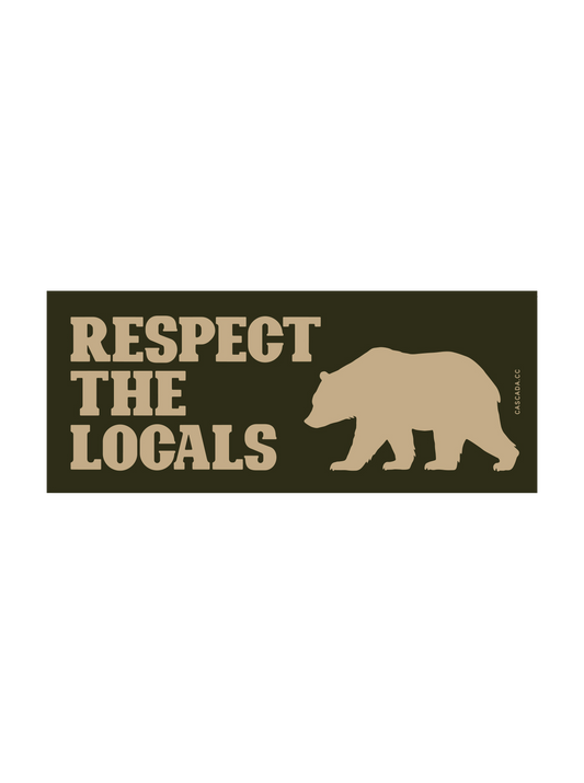 Respect The Locals Sticker