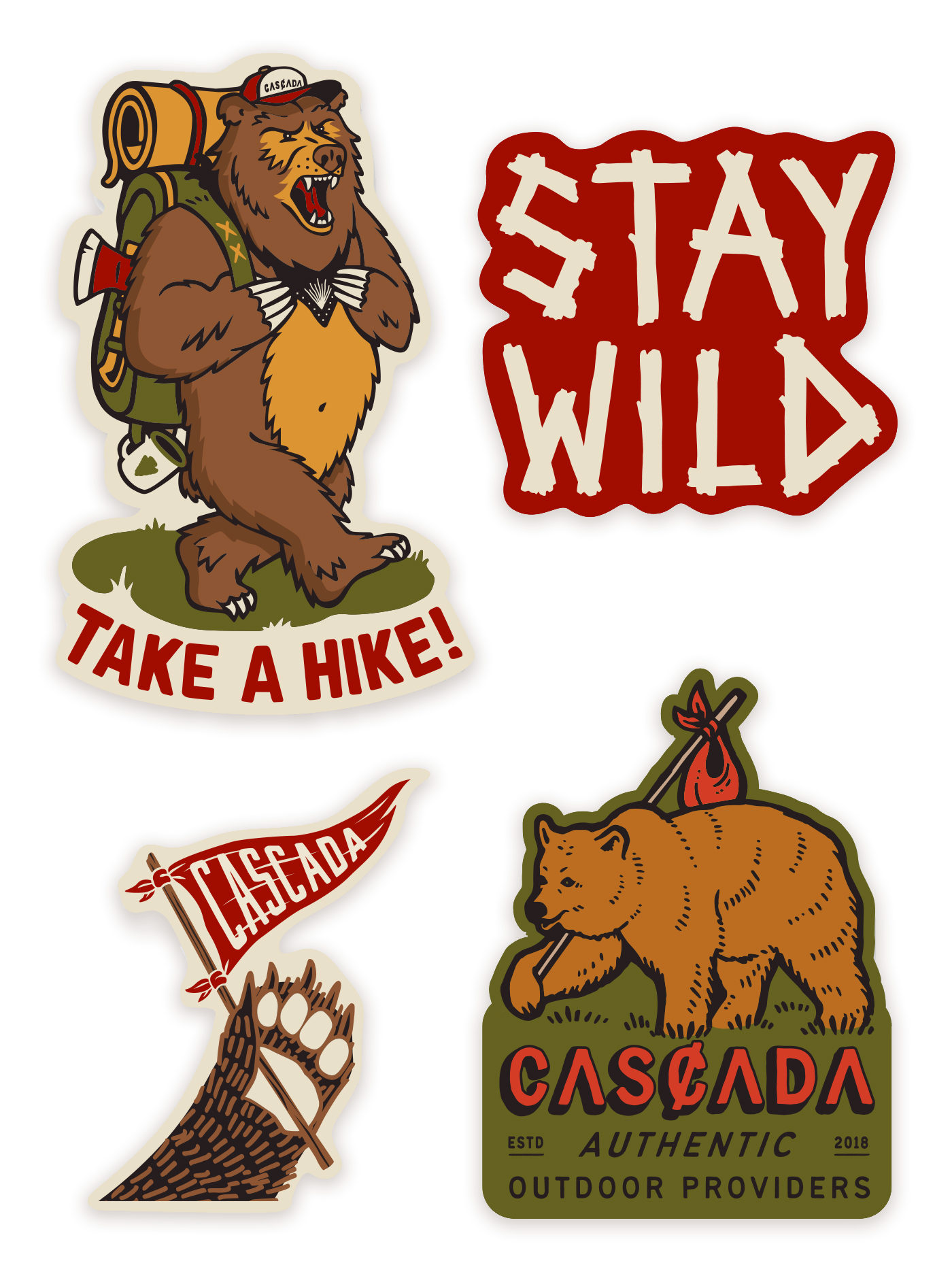 Cascada Stay Wild Sticker Set
