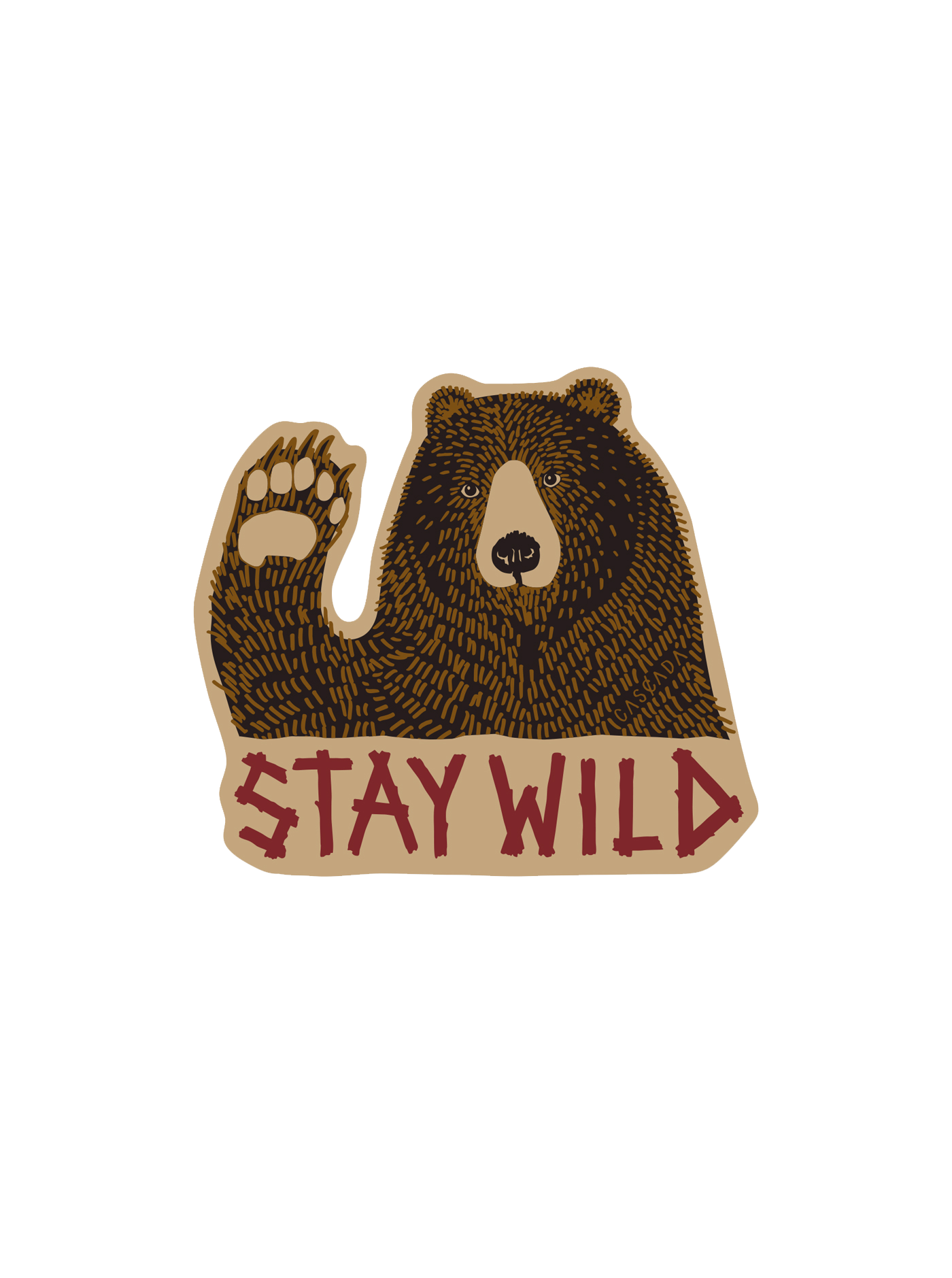 Stay Wild Sticker