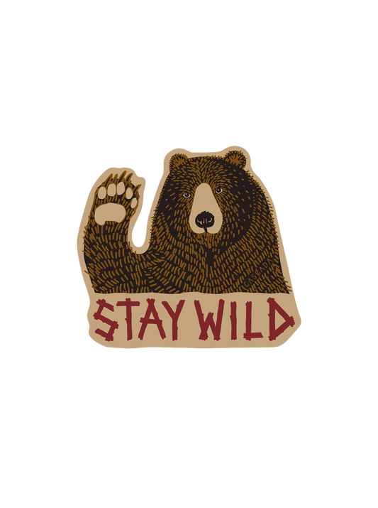 Stay Wild Sticker