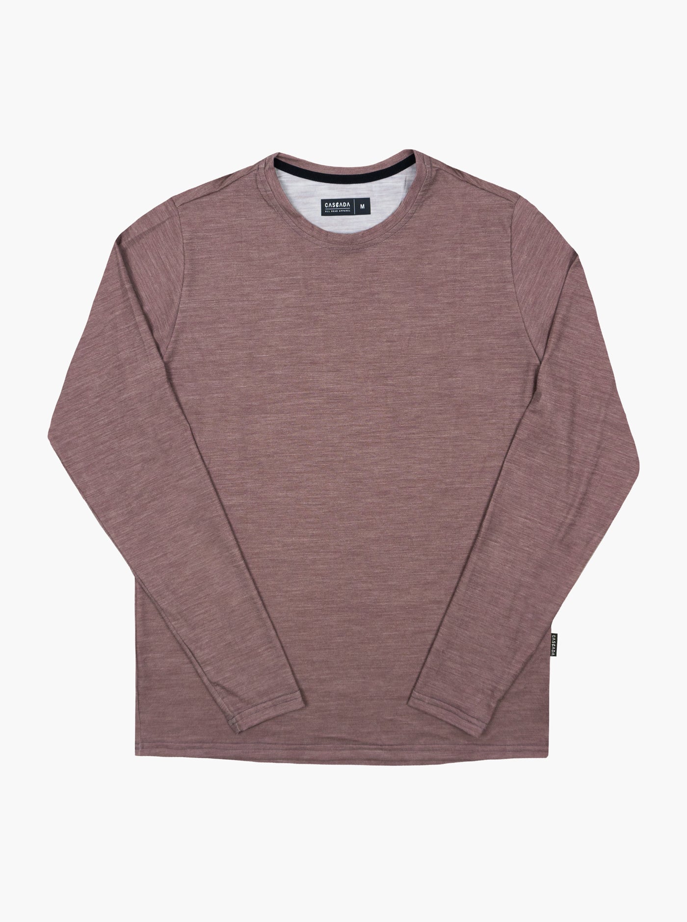 Raw Lightweight Merino Jersey - Plum