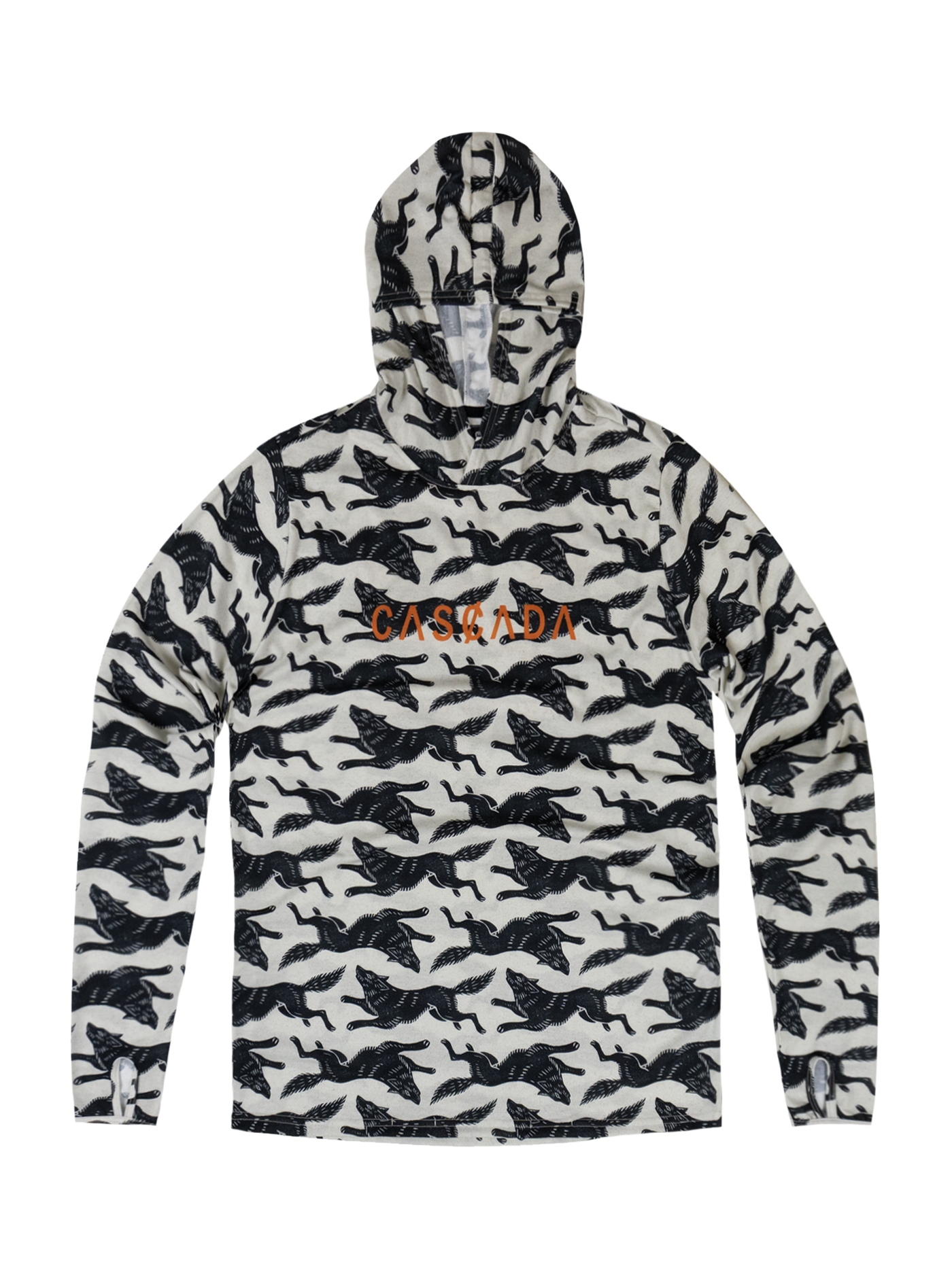 Trail T-Shirt Hoodie - Wolfpack