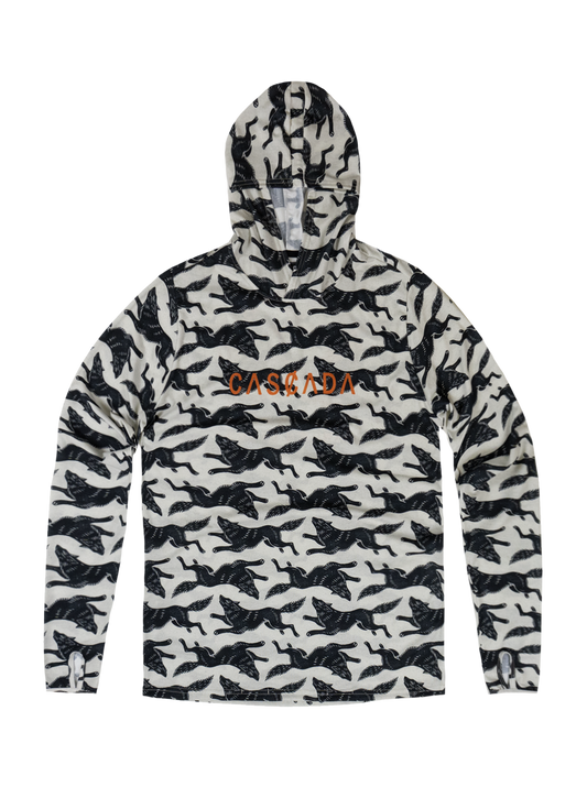 Trail T-Shirt Hoodie - Wolfpack