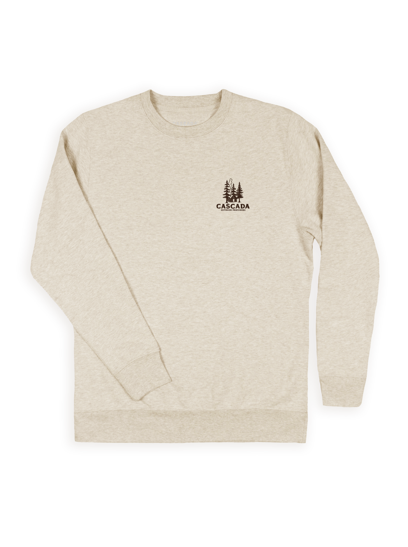Unisex Classic Crew - At The Cabin - Heather Grey