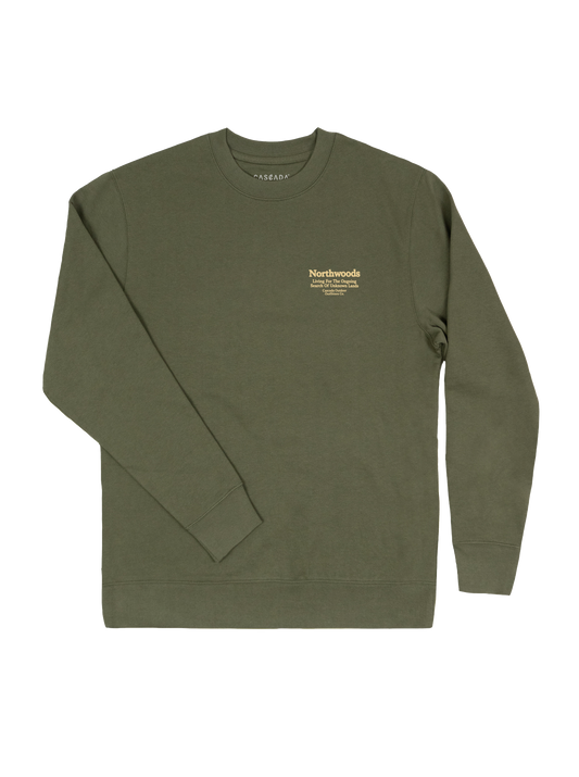 Unisex Classic Crew - Northwoods - Faded Olive