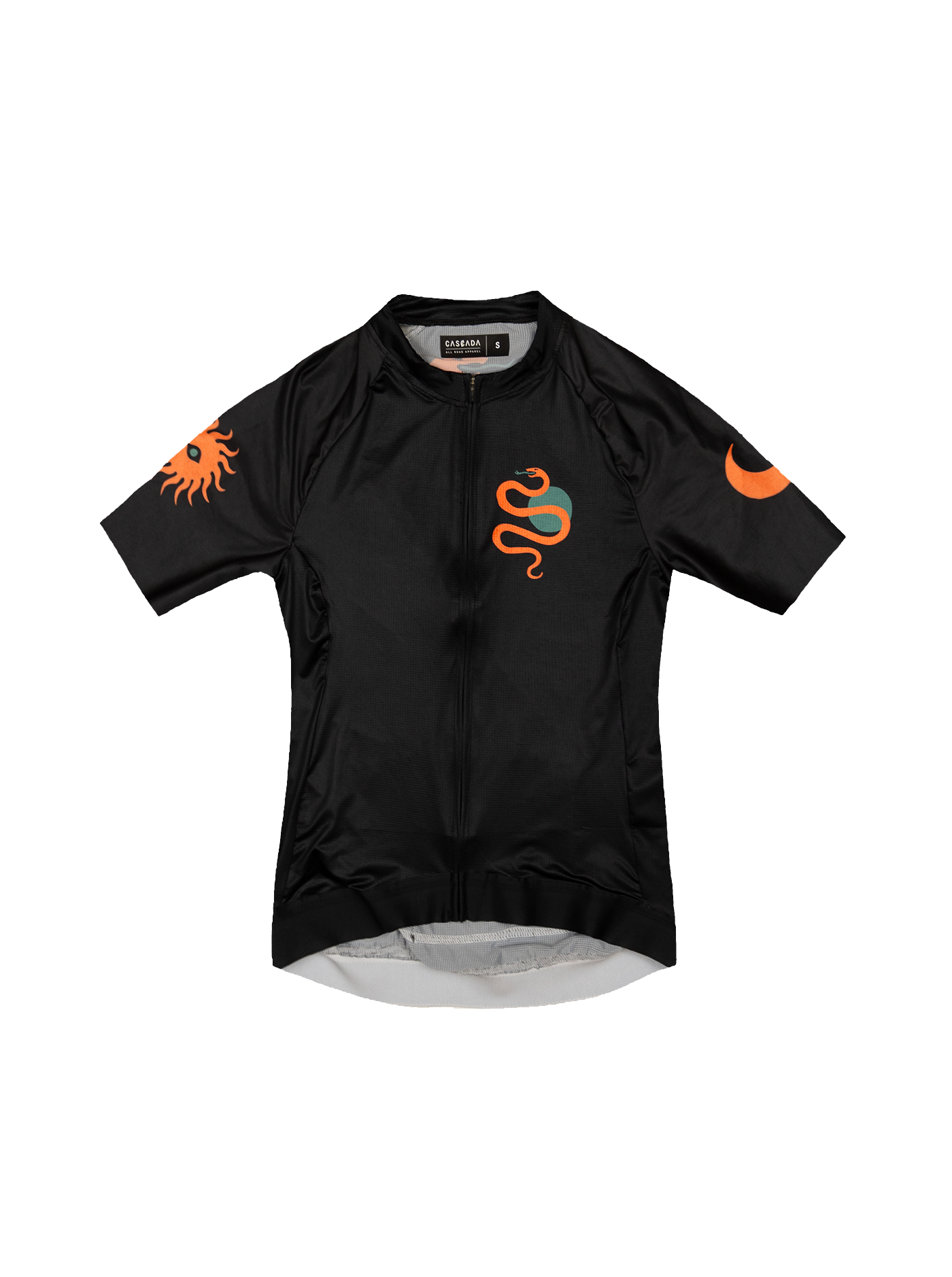 Women's Cycling Jersey - Snakebite - Acid Black